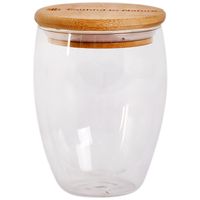 Faithful to Nature Double Walled Glass Cup